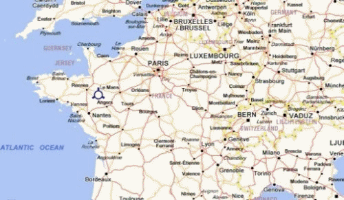 Le plan d'accs au haras de Clairefontaine anim par Marie-Laure Collet